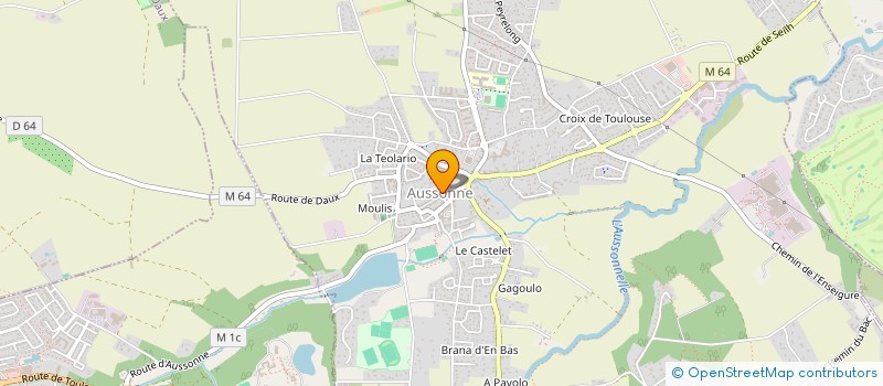 localisation de l'entreprise COMM'UN ACCORD  AUSSONNE