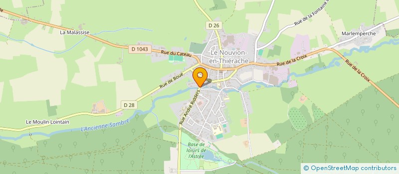 localisation de l'entreprise COMM'UNIQ à LE NOUVION-EN-THIERACHE