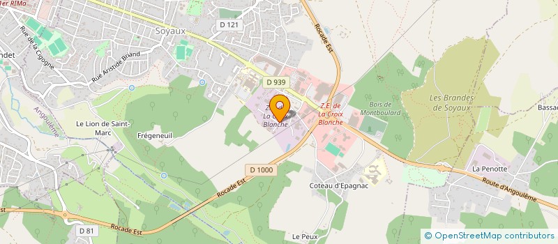 localisation de l'entreprise COMMAND'AUTO à SOYAUX