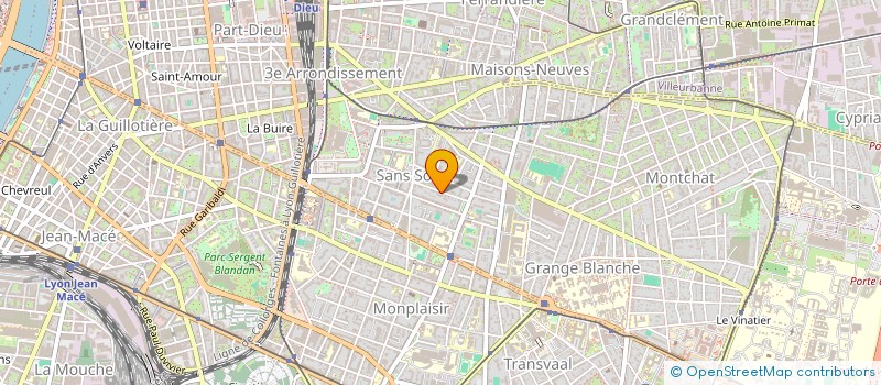 localisation de l'entreprise COMMANDANT CORP.  LYON