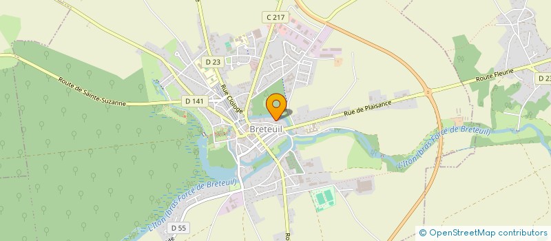 localisation de l'entreprise COMMANDANTE CUSTO  GOURNAY-LE-GUERIN