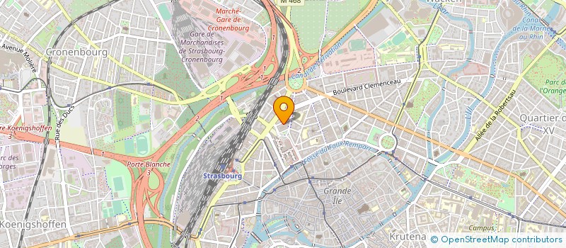 localisation de l'entreprise COMMANDE GOURMANDE à STRASBOURG