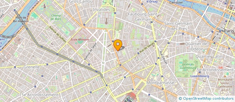 localisation de l'entreprise COMMANDEMENT DU SERVICE MILITAIRE ADAPTE à PARIS