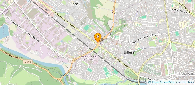 localisation de l'entreprise COMMANDERIE DE NAVARRE  LONS