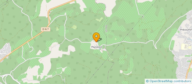 localisation de l'entreprise COMMANDERIE DE PEYRASSOL  FLASSANS-SUR-ISSOLE