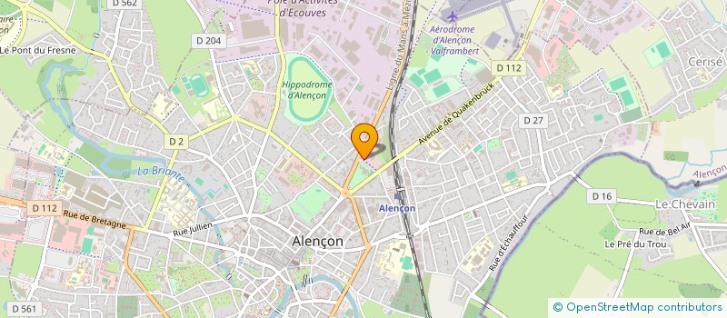 localisation de l'entreprise COMMANDERIE DES FINS GOUSTIERS DU DUCHE D'ALENCON à ALENCON