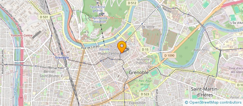 localisation de l'entreprise COMMANDEUR à GRENOBLE