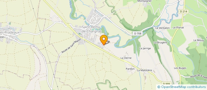 localisation de l'entreprise COMMANDEUR DE CHAULIAC à LE BROC