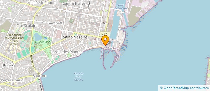 localisation de l'entreprise COMMANDO à SAINT-NAZAIRE