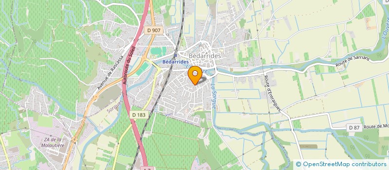 localisation de l'entreprise COMMANDO AMAZONNES  BEDARRIDES