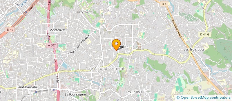 localisation de l'entreprise COMMANDO KRAV MAGA MARSEILLE à MARSEILLE 12EME