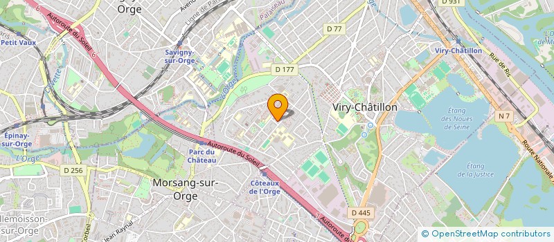localisation de l'entreprise COMMANDO PROPRETE MULTISERVICES à VIRY-CHATILLON