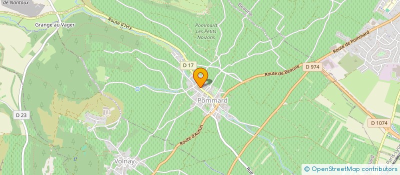 localisation de l'entreprise COMMARAINE HOTEL OPERATIONS POMMARD  POMMARD