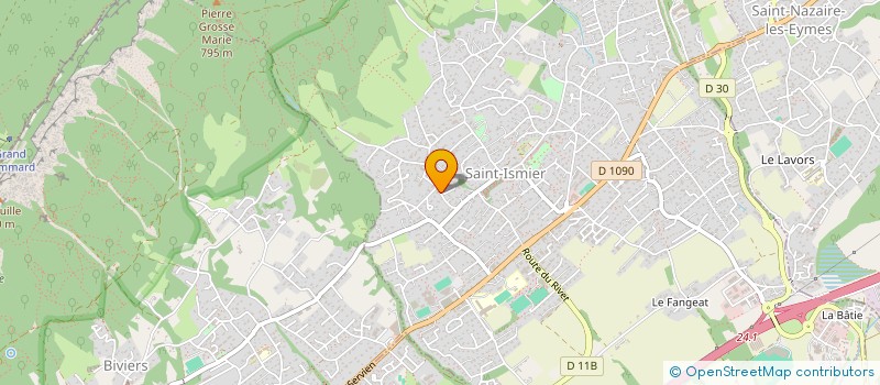 localisation de l'entreprise COMMARDS  SAINT-ISMIER