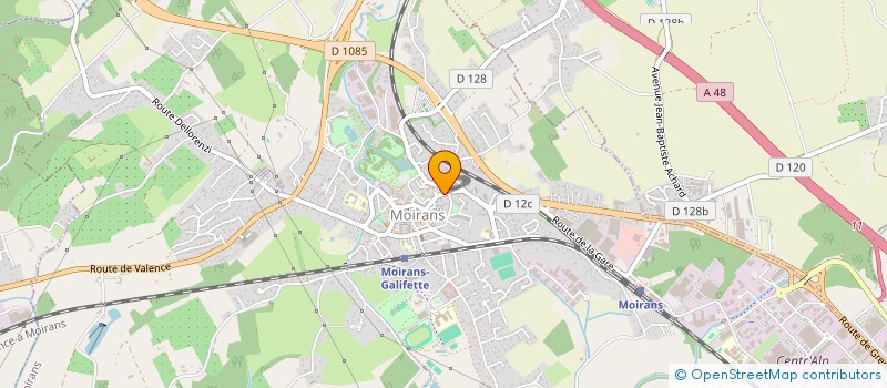 localisation de l'entreprise COMME 9  MOIRANS