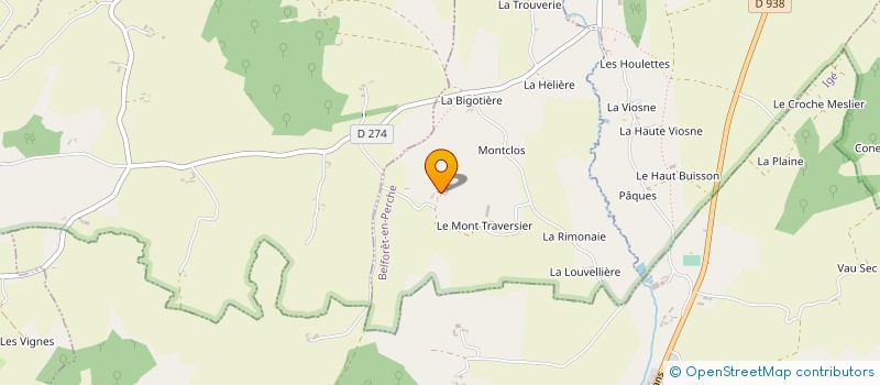 localisation de l'entreprise COMME A LA FERME à BELFORET-EN-PERCHE