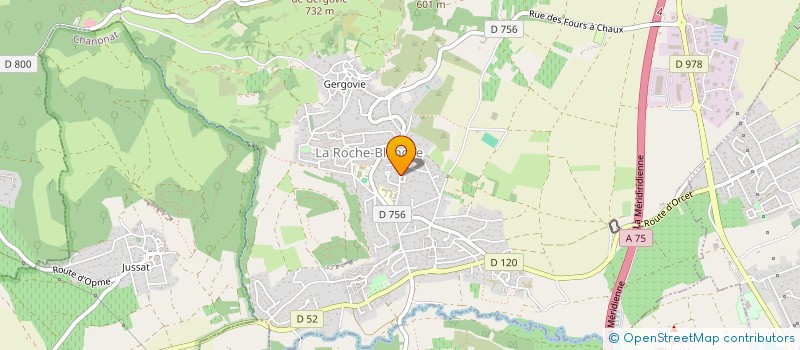 localisation de l'entreprise COMME A LA MAISON à LA ROCHE-BLANCHE
