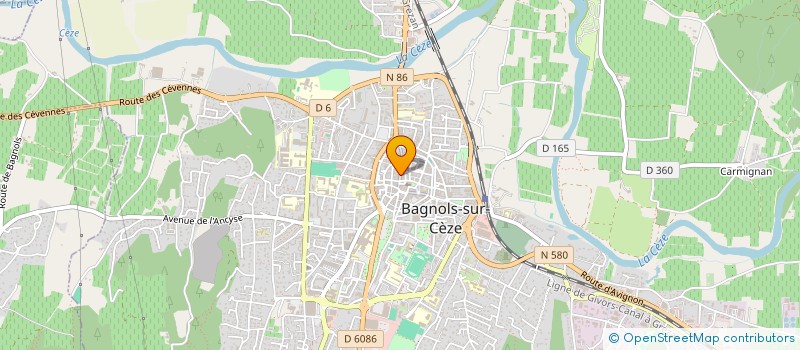 localisation de l'entreprise COMME A LA MAISON à BAGNOLS-SUR-CEZE
