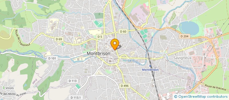 localisation de l'entreprise COMME A LA MAISON à MONTBRISON