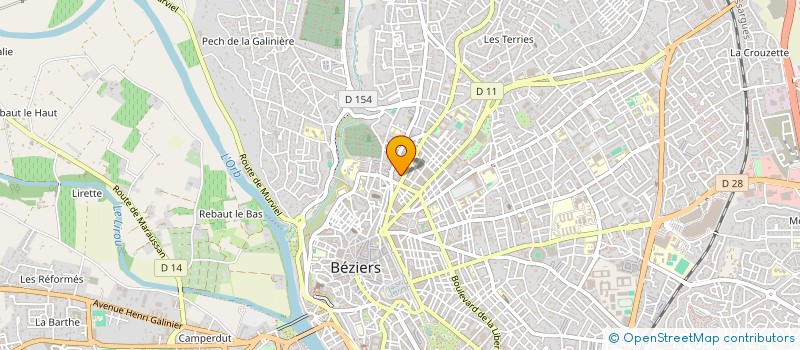 localisation de l'entreprise COMME A LA MAISON à BEZIERS