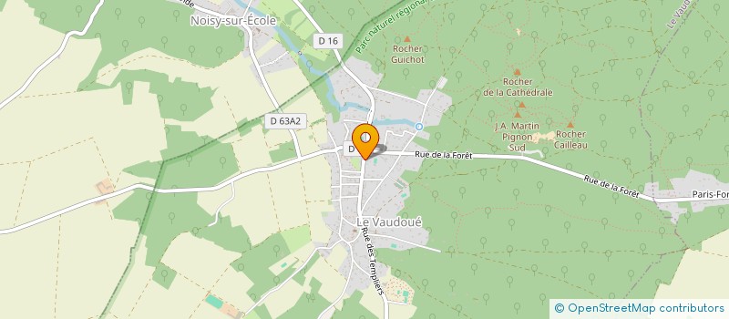 localisation de l'entreprise COMME A LA MAISON  LE VAUDOUE