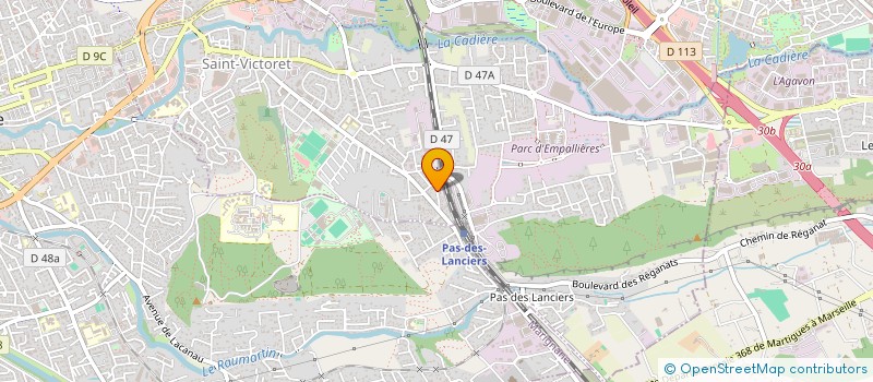 localisation de l'entreprise COMME A LA MAISON  SAINT-VICTORET