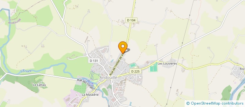 localisation de l'entreprise COMME A LA MAISON BOUTENTRAIN à ANDOUILLE