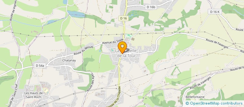 localisation de l'entreprise COMME A NOT'E MAISON  LA CHAPELLE-DE-LA-TOUR