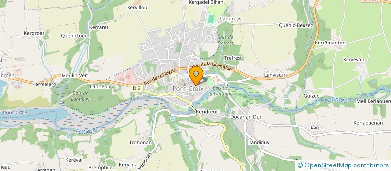 localisation de l'entreprise COMME A VENISE  PONT-CROIX