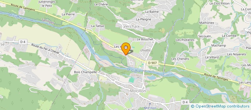 localisation de l'entreprise COMME AU BON VIEUX TEMPS à VERCHAIX