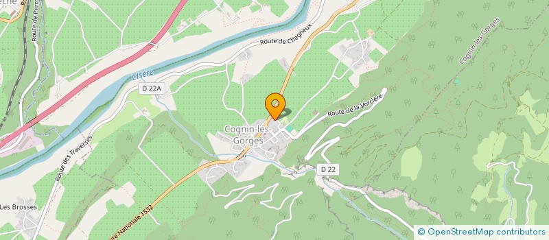 localisation de l'entreprise COMME AU TEMPS D'AVANT  COGNIN-LES-GORGES