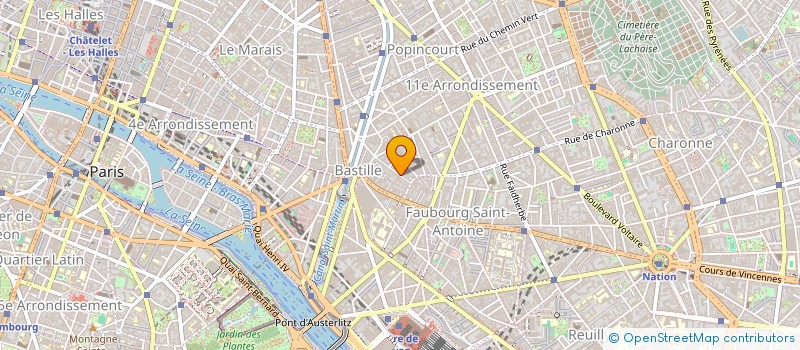 localisation de l'entreprise COMME CA LE LOOK  PARIS