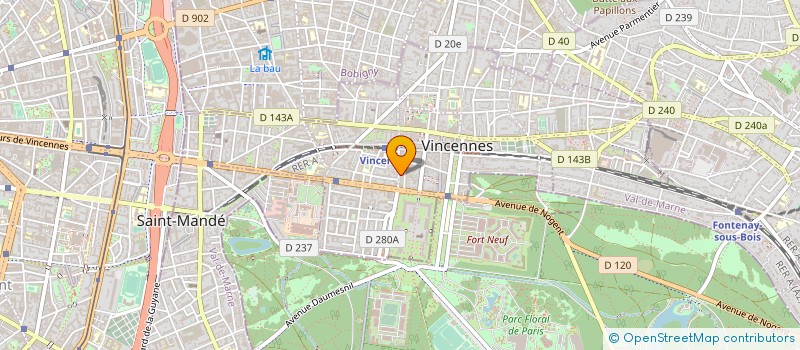 localisation de l'entreprise COMME CHEZ NOUS à VINCENNES