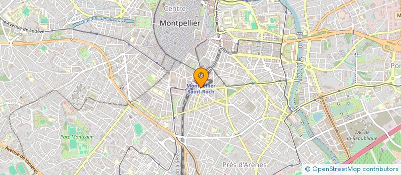 localisation de l'entreprise COMME CI-COMME CA  MONTPELLIER