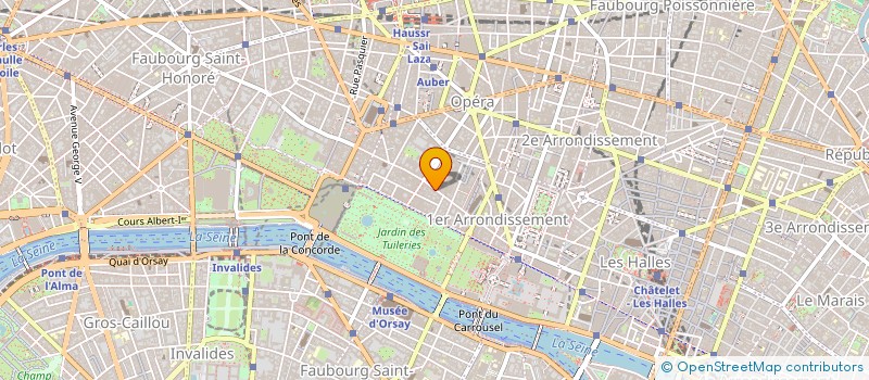 localisation de l'entreprise COMME CUL & CHEMISE à PARIS