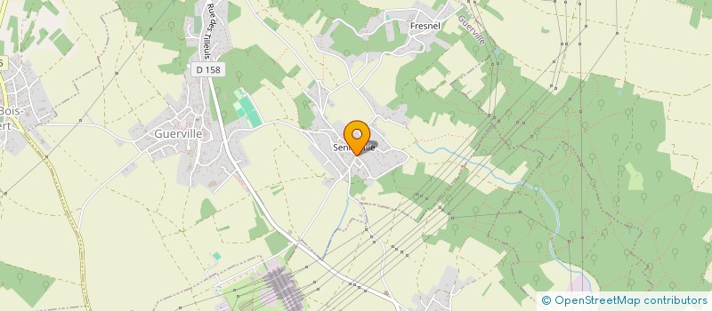 localisation de l'entreprise COMME DAB  GUERVILLE