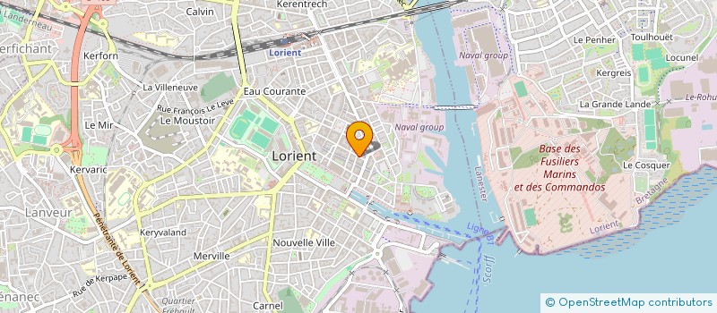 localisation de l'entreprise COMME DANS LES LIVRES à LORIENT