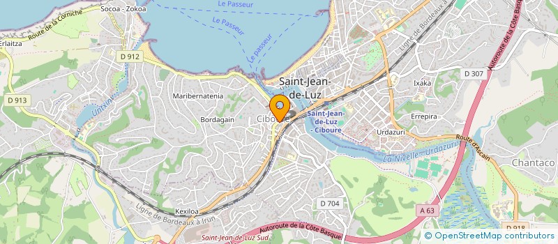 localisation de l'entreprise COMME DANS UN REVE (CDR)  CIBOURE