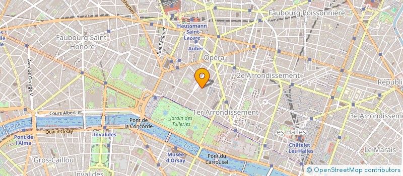 localisation de l'entreprise COMME DES GARCONS PARFUMS à PARIS