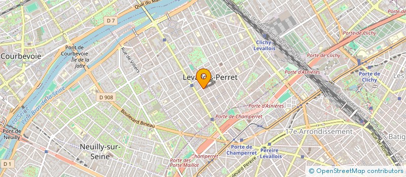 localisation de l'entreprise COMME DES GRANDES à LEVALLOIS-PERRET
