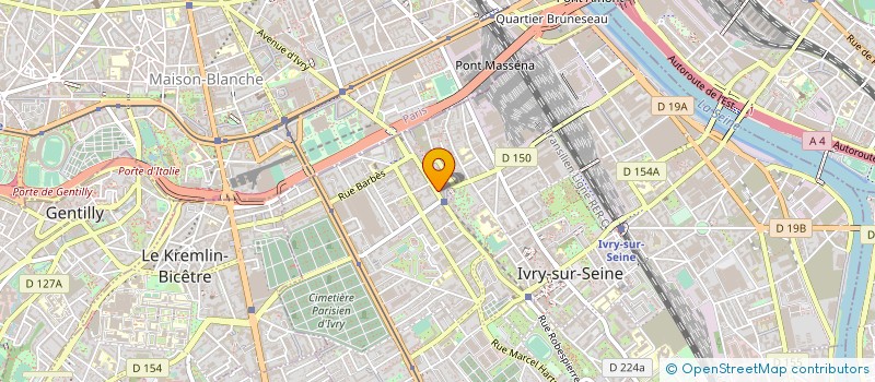 localisation de l'entreprise COMME DES GRANDS  IVRY-SUR-SEINE