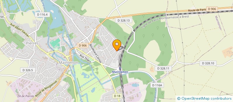 localisation de l'entreprise COMME DES MOMES - ENSEMBLE POUR TOUS LES ENFANTS à MAINTENON