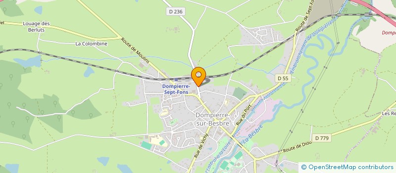 localisation de l'entreprise COMME G ENVIE à DOMPIERRE-SUR-BESBRE