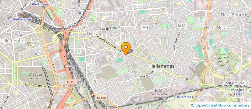 localisation de l'entreprise COMME LA LUNE à LILLE