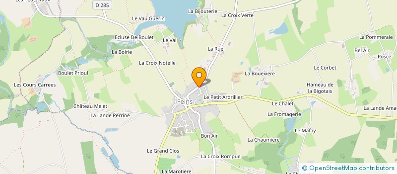 localisation de l'entreprise COMME LA LUNE à FEINS