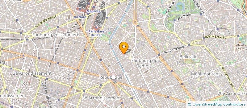 localisation de l'entreprise COMME LA PLUME AU VENT à PARIS