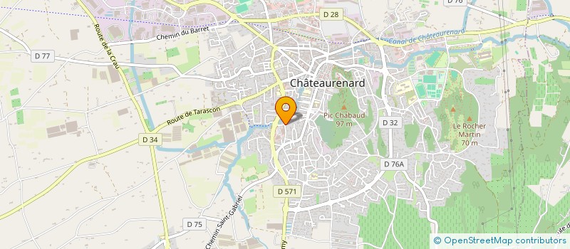 localisation de l'entreprise COMME LA PLUME AU VENT à CHATEAURENARD