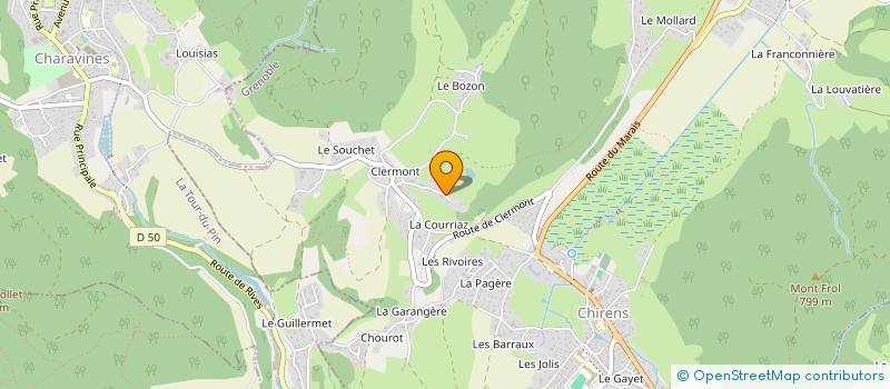 localisation de l'entreprise COMME LUNE  CHIRENS