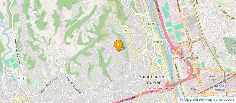localisation de l'entreprise COMME NEUF PONCAGE ET TRAVAUX à SAINT-LAURENT-DU-VAR