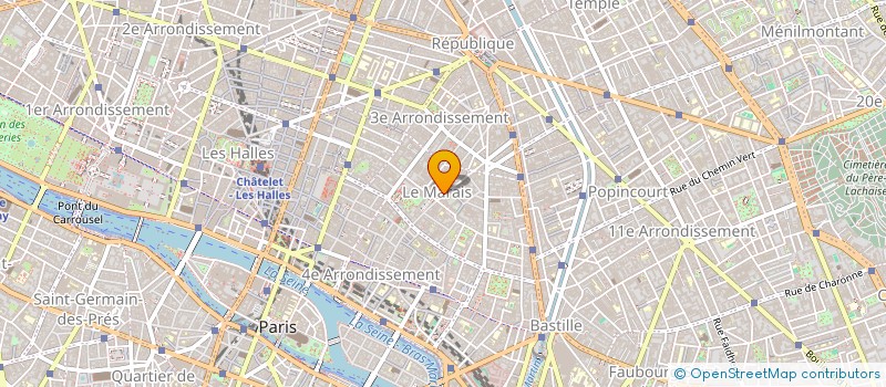 localisation de l'entreprise COMME ON A DIT  PARIS